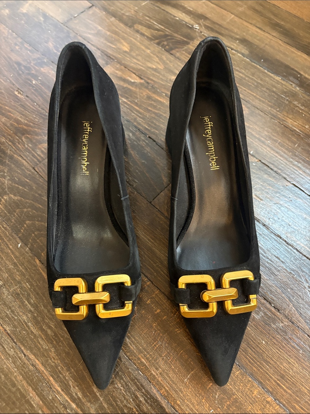 Jeffrey Campbell suede pumps